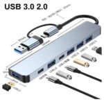 Heatz ZU08 Multi Port Hub 8 IN 1