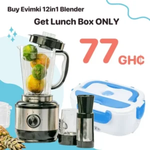 Evimki 12-in-1 Multi Function Blender – 3000W Motor with Water Isolation | Juicer, Grinder, Chopper & Unbreakable Jar