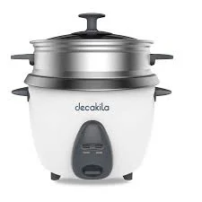 Decakila KEER035W 2.8L Rice Cooker – Electric Cooker with Steamer | Auto Keep Warm | Non-Stick Inner Pot | Energy Efficient