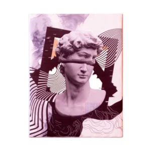 Modern David Canvas Art – Abstract & Classical Fusion Wall Decor