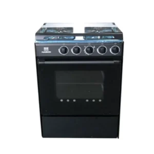 Nasco SNIPER 60-B Gas Cooker – Stylish Simplicity in Classic Black