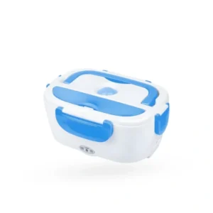 Portable Electric Heating Lunch Box 1.5L with Steam Hole & Spoon