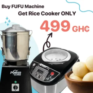 Power King 5L Small Fufu Machine – Compact & Powerful Fufu Pounding Solution for Every Kitchen