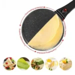 Electric Pancake Maker – Non-Stick Crepe Maker with Thermostatic Heating & Overheat Protection
