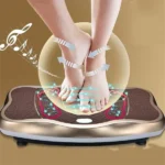 Shiatsu Vibration Plate Foot Massager – 99 Speed, Acupressure, Music Mode & Remote Control