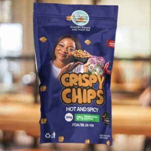 Crispy Chips Hot and Spicy – One Strip (10 pieces) 30g each