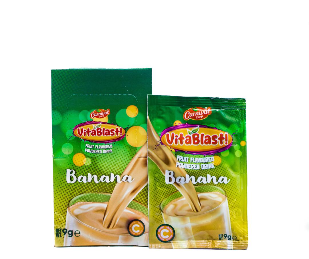 VitaBlast Banana Fruit Flavored Powdered Drink