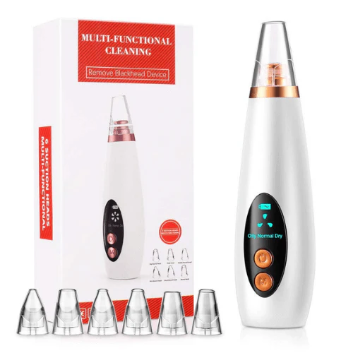 Pore Vacuum Blackhead Remover – Deep Cleansing, USB Rechargeable Facial Cleaner