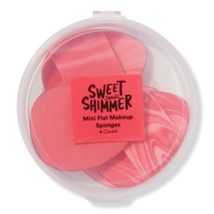 Sweet & Shimmer Mini Flat Makeup Sponges 4 Count