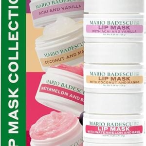 Mario Badescu Lip Mask Collection Gift Set – 4 Pc Hydrating Lip Masks