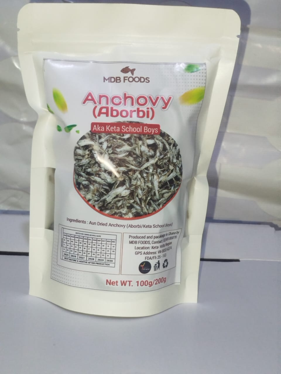 Dried anchovy (aborbi) aka Keta School Boys