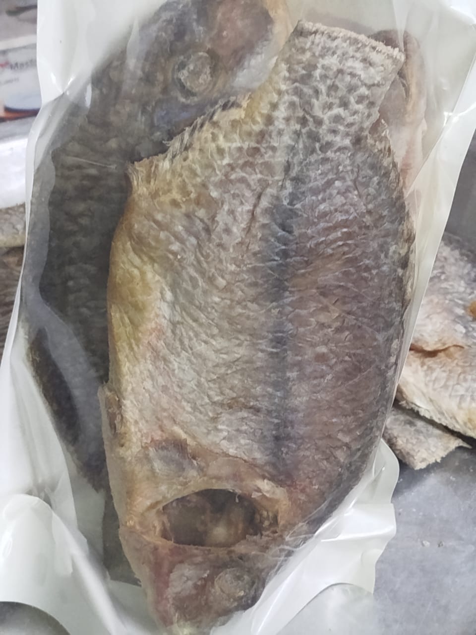 Dried salted tilapia (koobi)