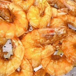 Fried lagoon shrimp